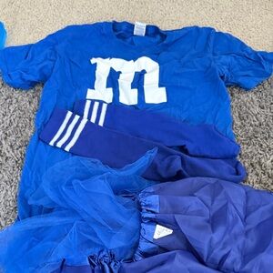 Blue Kids Shirt with White Lettering